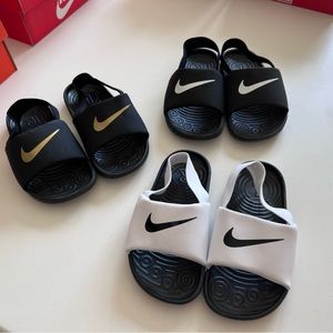 Nike Kawa Toddler Slides Bundle